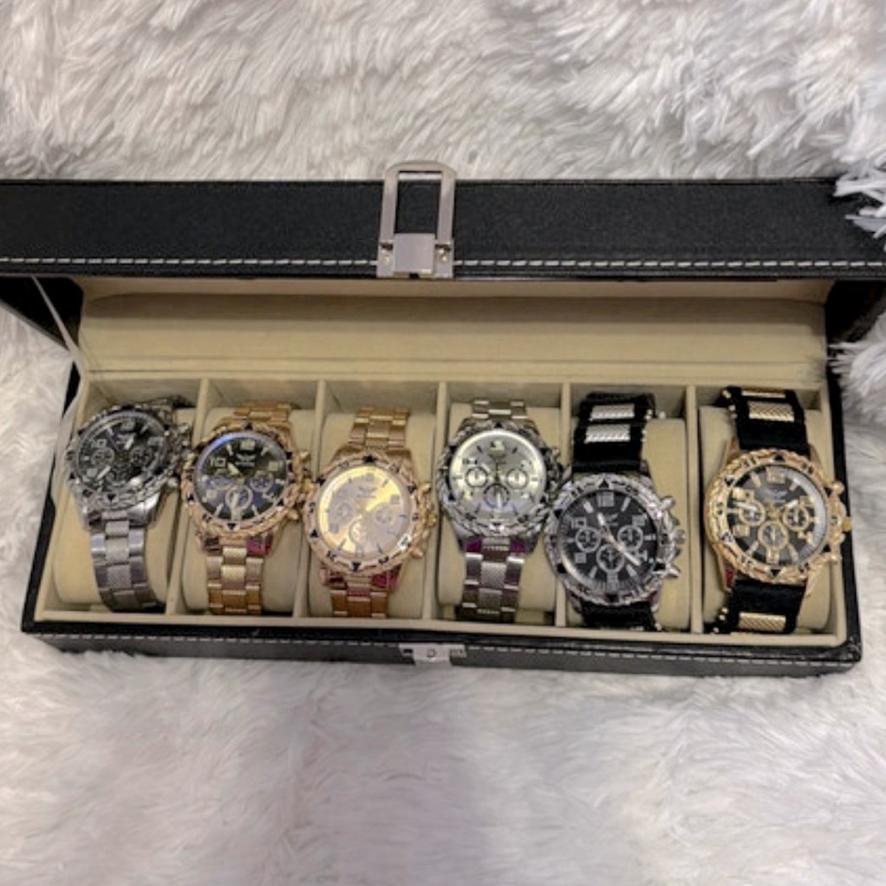 Bundle men watches w case